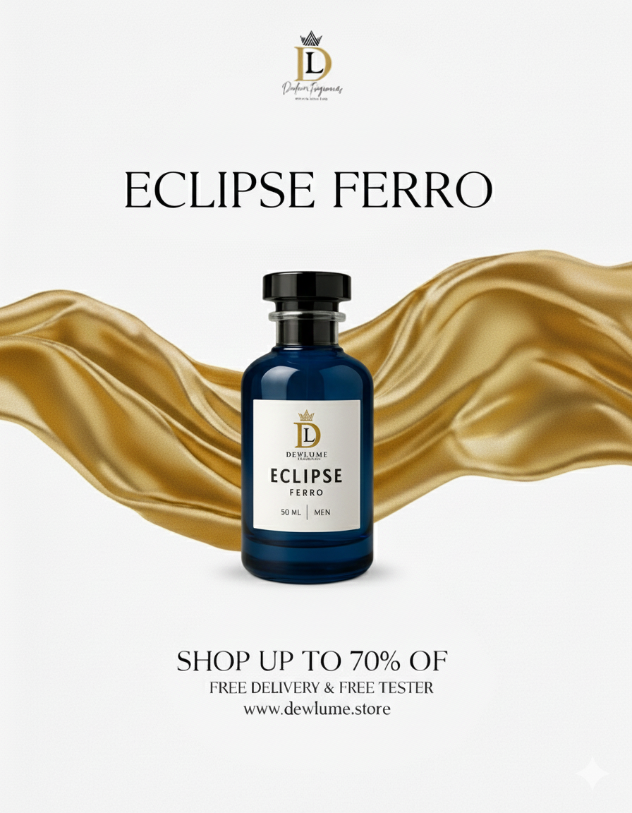 Eclipse Ferro – Luxury Long-Lasting Perfume for Men | Bold Magnetic Fragrance