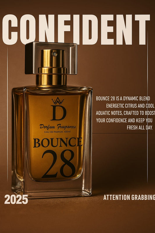 Bounce 28 - Energetic Citrus Perfume | Youthful Daily Fragrance for Men