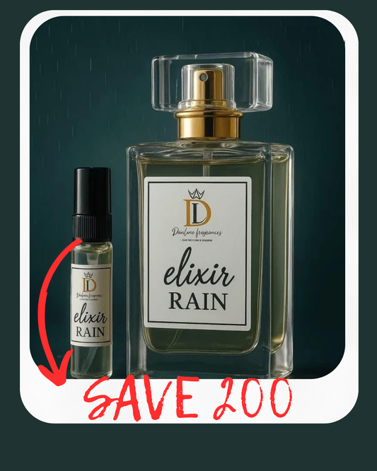 Elixir Rain - Romantic Floral Jasmine Perfume | Long-Lasting Women's Fragrance | Premium Rain-Inspired Scent