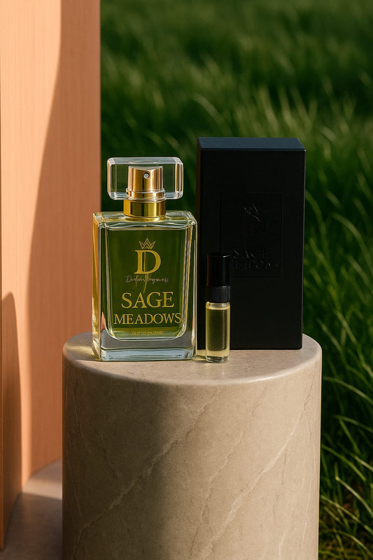 Sage Meadows - Herbal Woody Unisex Perfume | DEWLUME FRAGRANCE"