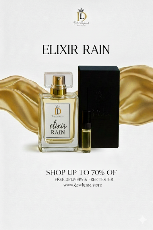 Elixir Rain - Romantic Floral Jasmine Perfume | Long-Lasting Women's Fragrance | Premium Rain-Inspired Scent