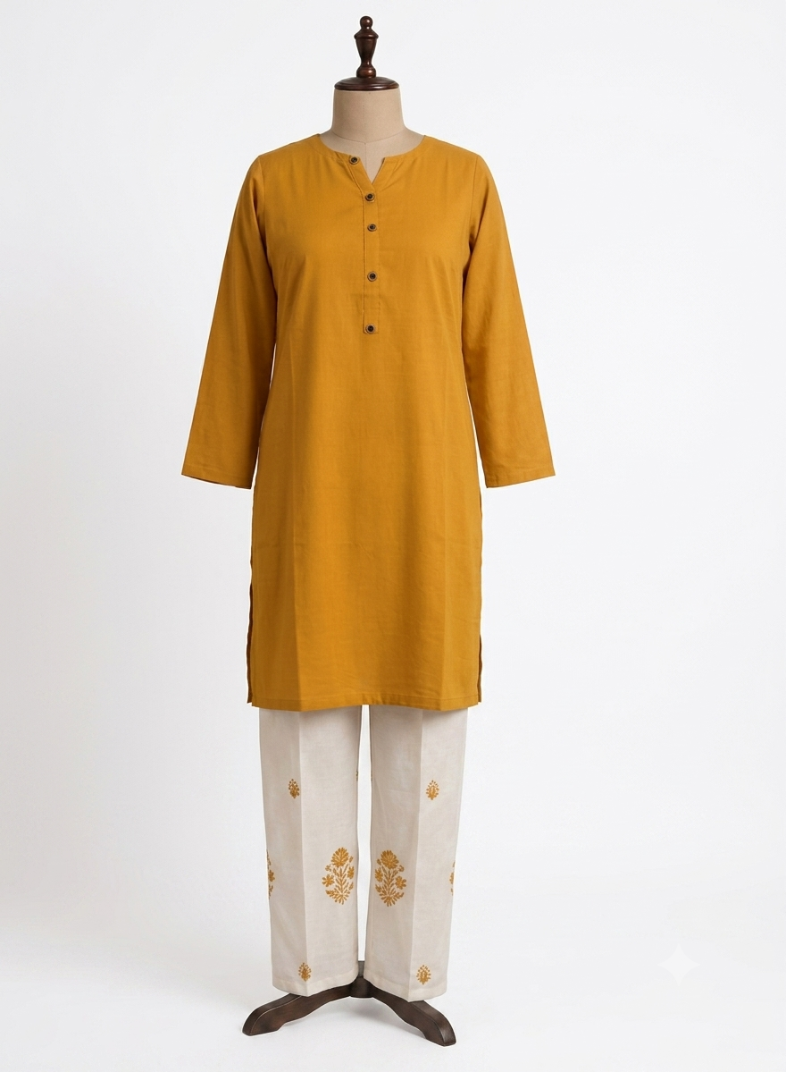 Y220026- 2 PIECE COTTON SUIT