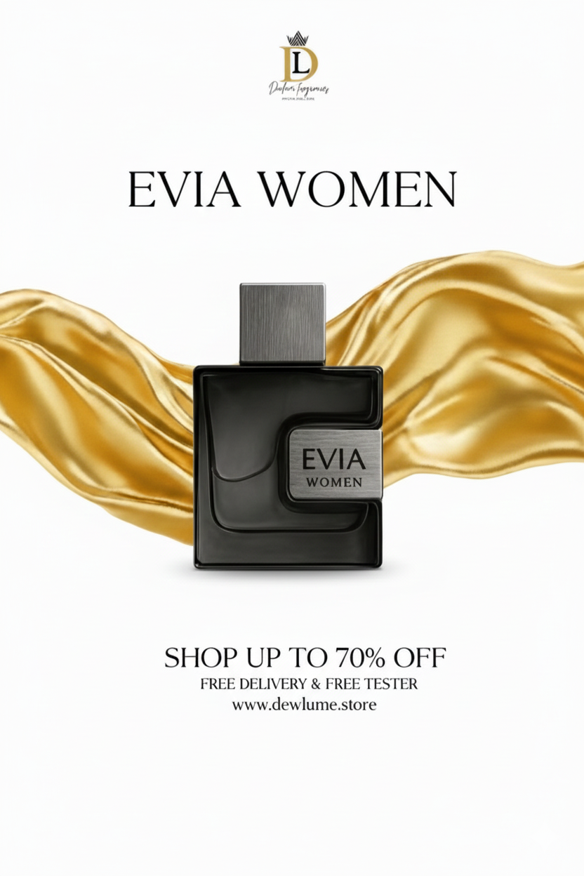 EVIA - Luxury Women's Perfume | Timeless Elegance Fragrance | Long-Lasting Citrus Floral Scent